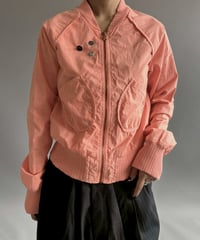 【USED】 DIESEL Nylon Ribbed Short Blouson /MS2510-008