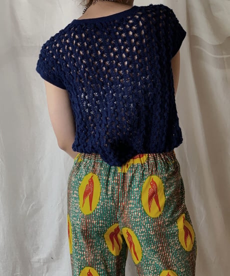 【USED】 Crochet Knit Top/210428-011