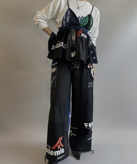 【RE;CIRCLE】RE Eco-Friendly Bag Cargo Pants Black / 230828-005