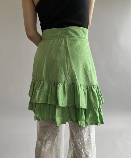 【USED】 Tiered Mini Skirt /240803-007