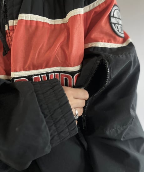 【USED】 Made in USA Harley Davidson Zip Up Jacket  /241109-012