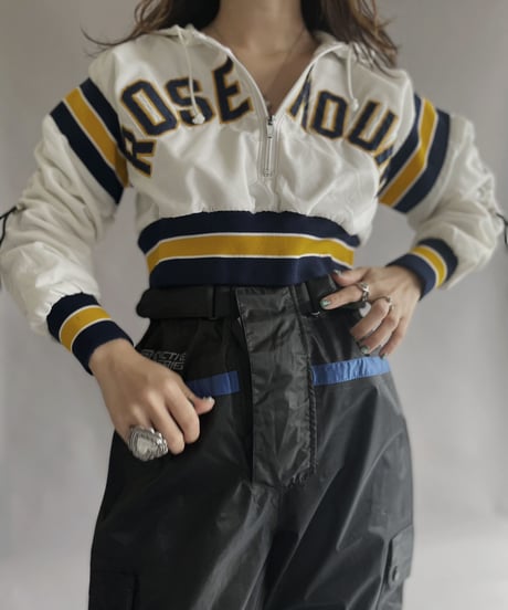 【RE;CIRCLE】 RE Nylon Drawcord Pullover White / 230309-007