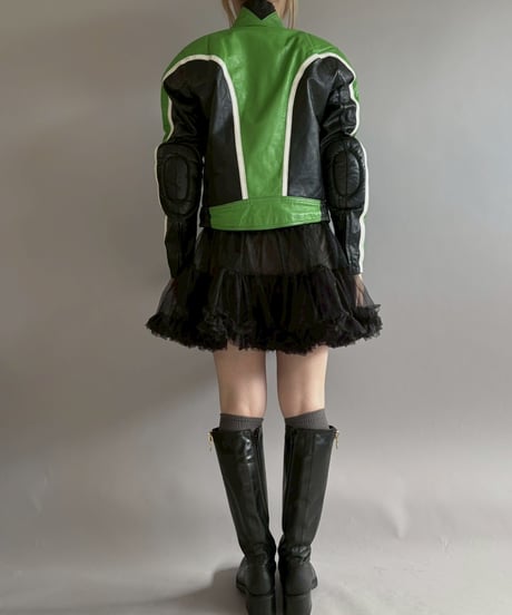 【USED】 Motor Cycle Leather Jacket / 251227-001