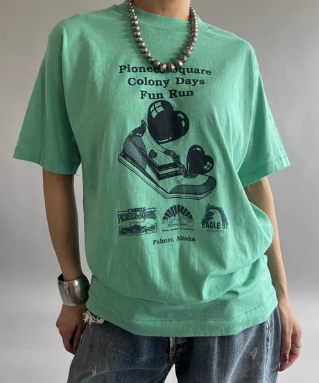 【USED】  Made in USA SELECT 80's Fun Ran T-Shirt /240824-012