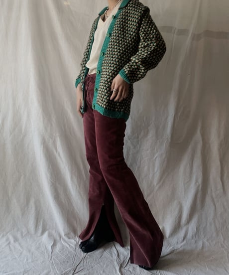 【USED】Crochet Knit Cardigan①/210217-037