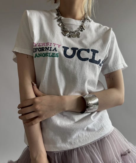 【USED】 RESIZED Made in USA 90's JERZEES UCLA T-Shirt / 260627-023