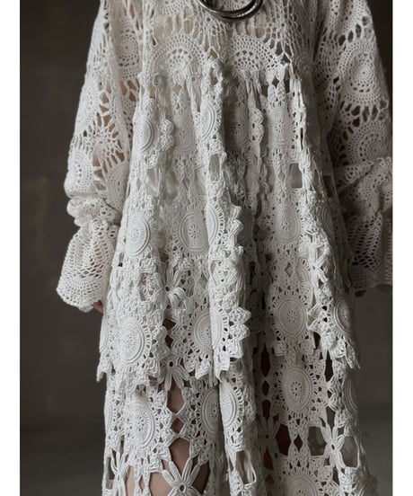 【RE;CIRCLE】 RE Crochet L/S One-piece③/20220317-023