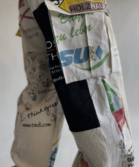 【RE;CIRCLE】 RE Eco-Friendly Bag Draw Cord Pants / 220825-022
