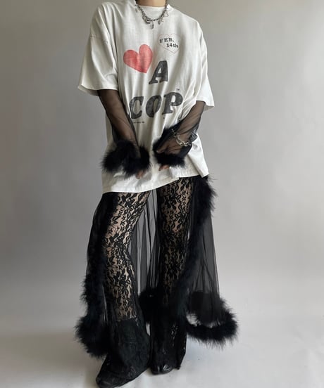 【USED】 Fur Dress One-Piece/241006-019