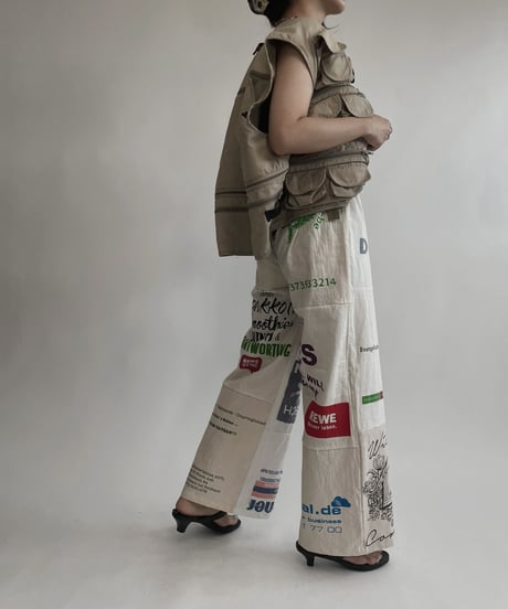 【RE;CIRCLE】 RE Eco-Friendly Bag Pants / 220804-014