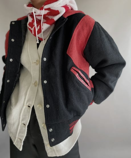 【USED】 Trophy Jackets Wool Stadium Jacket  / 221224-013