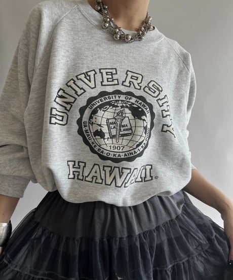 【USED】 HAWAII L/S Raglan Sweat Top /240928-020