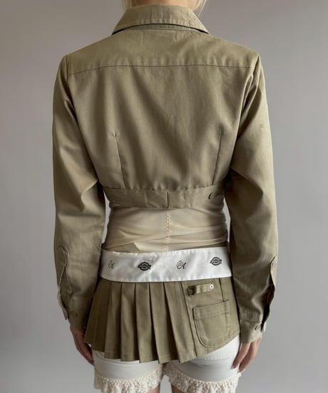 【Chinatsu Aoyama】 RE Makers Shirt Khaki / 260702-027