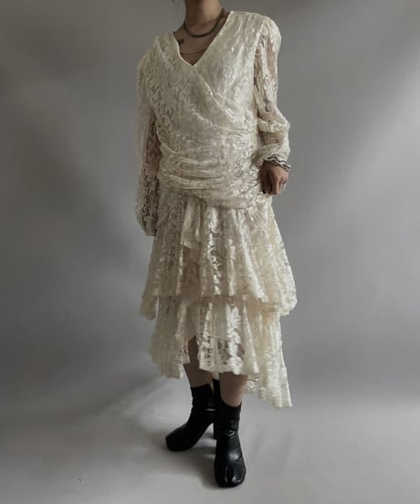 【USED】 L/S Lace One-Piece / 231014-018