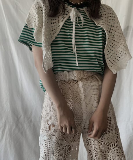 【RE;CIRCLE】RE Crochet Collar③/210611-006