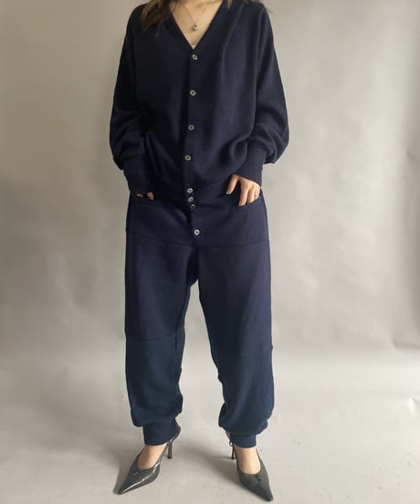 【RE;CIRCLE】 RE Acrylic Knit Overall / 230220-023
