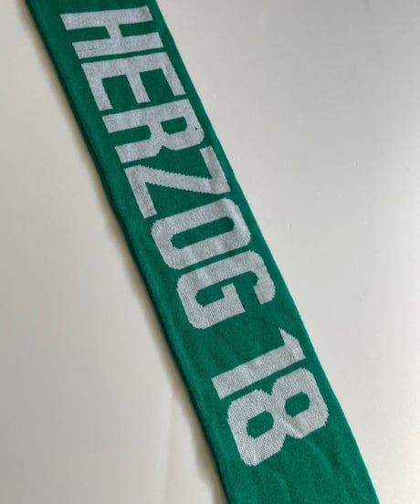 【USED】 Knit Soccer Muffler Green / 230206-018