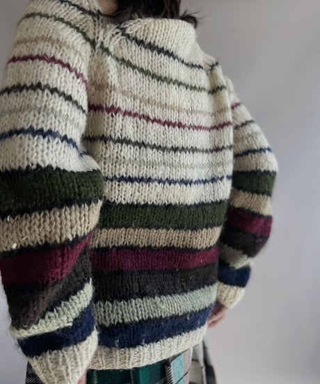 【USED】 Prides Crossing Striped Knit Top / 230105-018