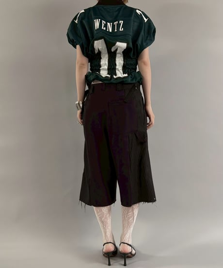 【RE;CIRCLE】 Shirring Football Shirt  /  250904-004