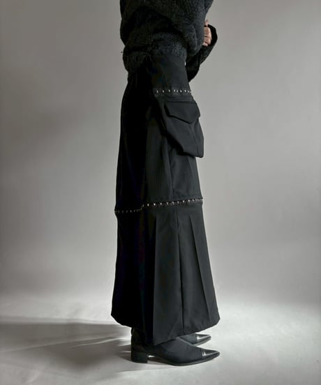 【RE;CIRCLE】 RE Suit Asymmetry Long Skirt / 260129-015