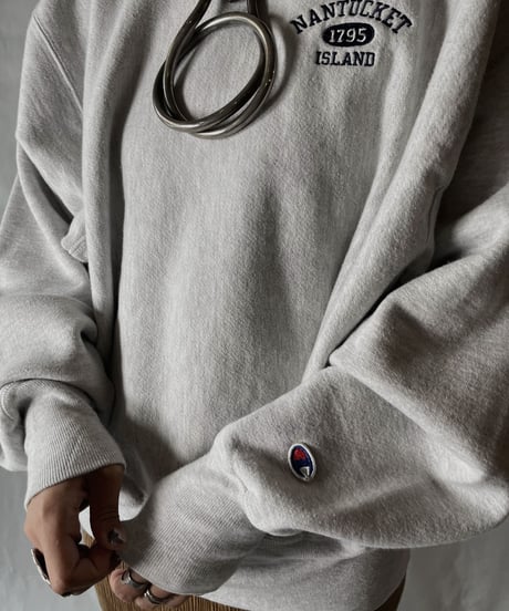 【USED】  Champion Reverse Weave Sweat NANTUCKET/210902-011