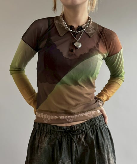 【USED】 OTTOLINGER Sheer Top /251101-009