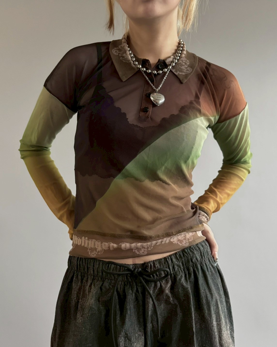 USED】 OTTOLINGER Sheer Top /251101-009 | THE T