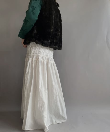 【USED】 Fur Vest Brown / 230102-010