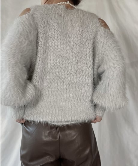 【USED】    Mohair Knit Top/211216-012