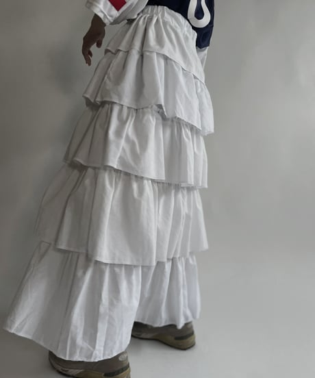 【RE;CIRCLE】 RE Tiered skirt / 220723-007