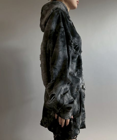 【USED】 Damage Hoodie / 251227-012