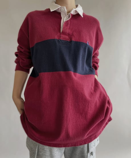 【USED】 Polo By Ralph Lauren Rugby Shirt / 220910-003