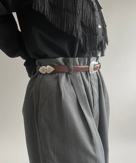 【USED】 Cut Off Short Slacks Pants  /250301-009