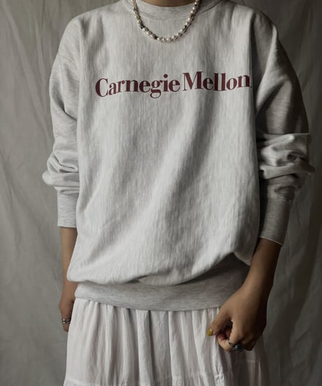 【USED】  Champion Reverse Weave Sweat Carnegie Mellon/210516-008