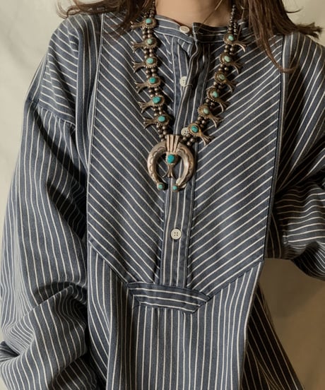 【USED】 Pull Over Fisherman Shirt /210303-017
