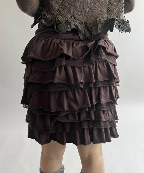 【USED】 Tiered Mini Skirt  / 250517-005