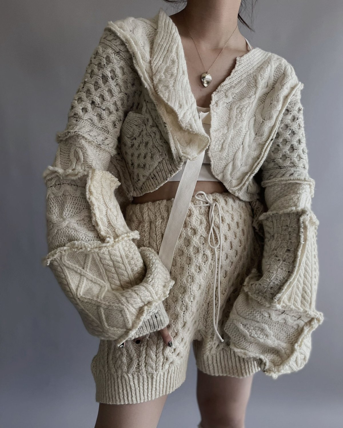 RE;CIRCLE】 RE Alan Knit Bolero / 221006-019 | 