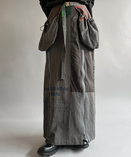 【RE;CIRCLE】RE Eco-Friendly Bag Belt Bag Skirt Glay / 240905-022