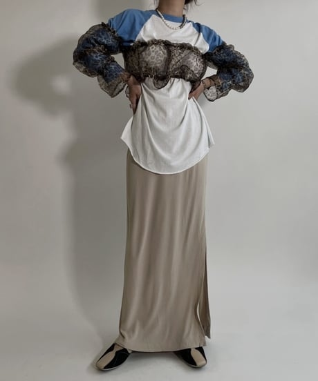 【USED】 See-through Long Sleeves Top / 220507-012