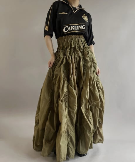 【RE;CIRCLE】 RE Parachute Nylon Skirt / 240411-003