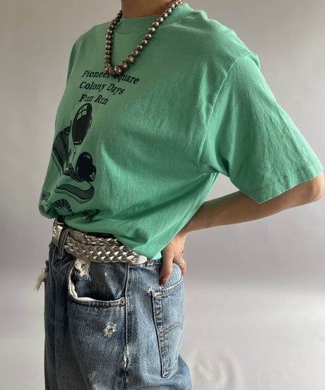 【USED】  Made in USA SELECT 80's Fun Ran T-Shirt /240824-012