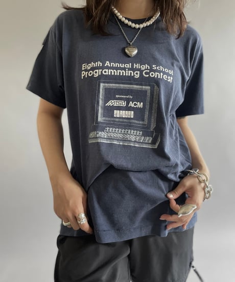 【USED】 Made in USA 80s Screen Stars T-Shirt  /240608-002