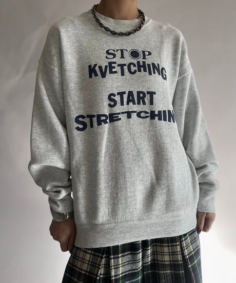 【USED】 Made in USA  Fruit of the Loom Stop...Start Sweat Top/241130-018