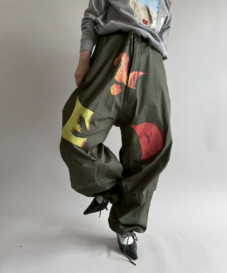 【USED】 END IS NEAR Military Over Pants  / 250329-005