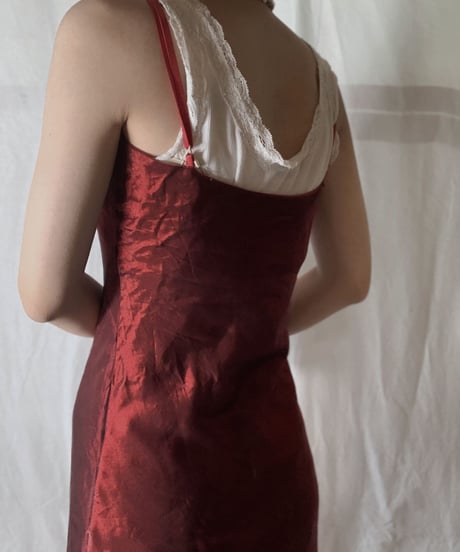 【USED】 Shiny Camisole Dress / 230114-015