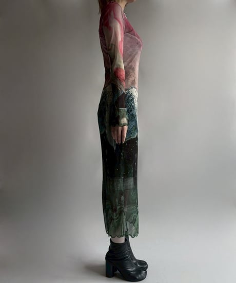 【USED】 Desigual.  L/S design One-Piece  /250906-017