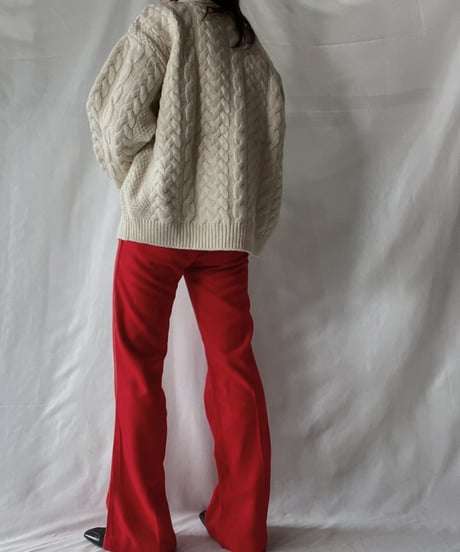 【USED】 Jersey Flare Pants/211028-023