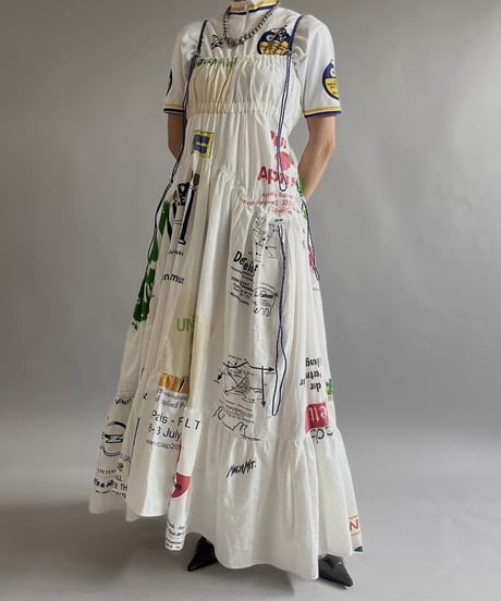 【RE;CIRCLE】RE Eco-Friendly Bag Code Camisole Long One-piece / 240905-011