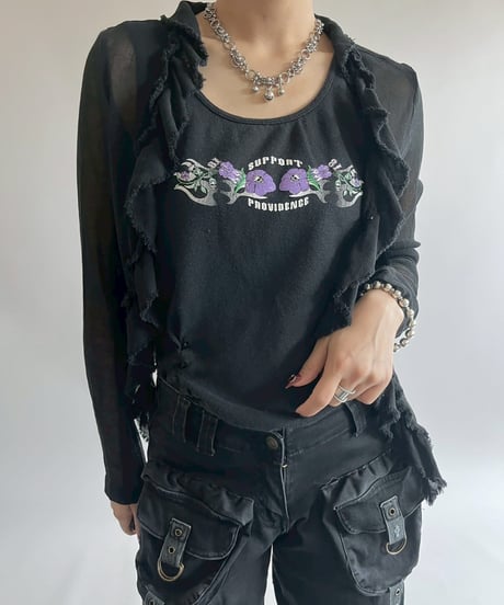 【USED】L/S Sheer Shirt / 250526-020