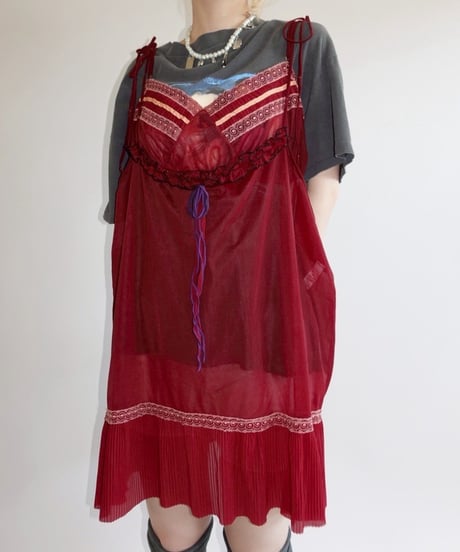 【RE;CIRCLE】CA MEETS UV RE Camisole Bra Top + Camisole Top  / 250807-012